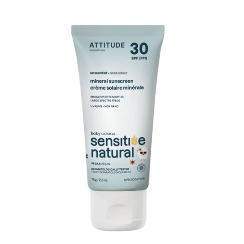 Baby mineral sunscreen for sensitive skin, EWG VERIFIED™ I ATTITUDE