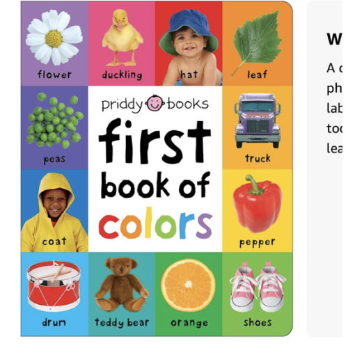First 100 Book of Colors: A padded book―perfect for little hands to hold