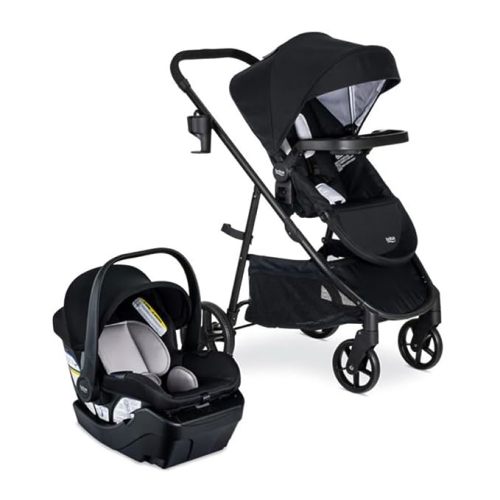 Britax Willow Brook Travel System With Aspen Base — Onyx Glacier