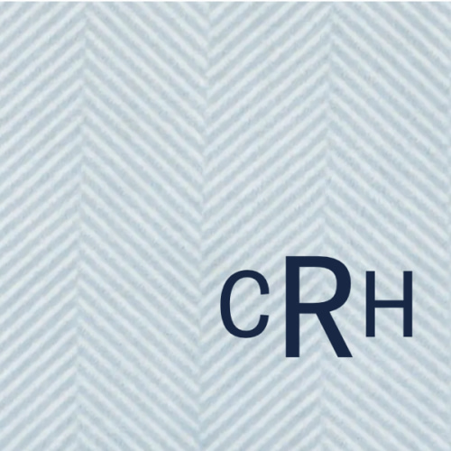 Harborview Herringbone Sky Mini Blanket