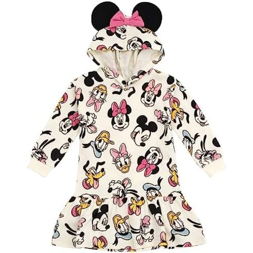 Disney Mickey Mouse Donald Duck Goofy Minnie Mouse Pluto Daisy Duck Fleece Dress Infant to Big Kid
