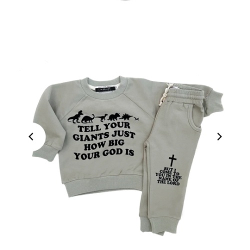 Tell Your Giants Dino Sweat Suit