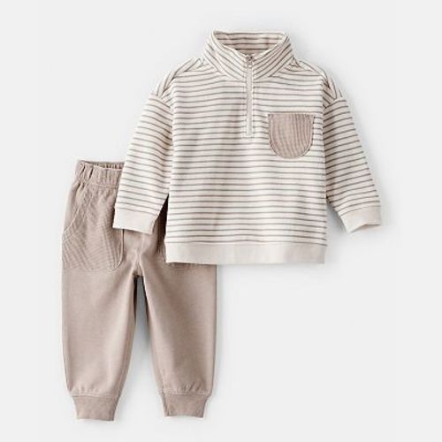Baby Carter's 2-Piece Soft Quarter-Zip & Jogger Set