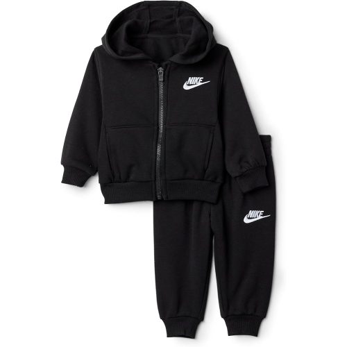 Amazon.com: Nike Club Fleece Front Zip Hoodie and Jogger Pants 2-Piece Outfit Set: Clothing, Shoes & Jewelry