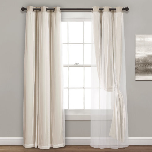Lush Decor Solid Blackout Thermal Curtain Panels & Reviews | Wayfair