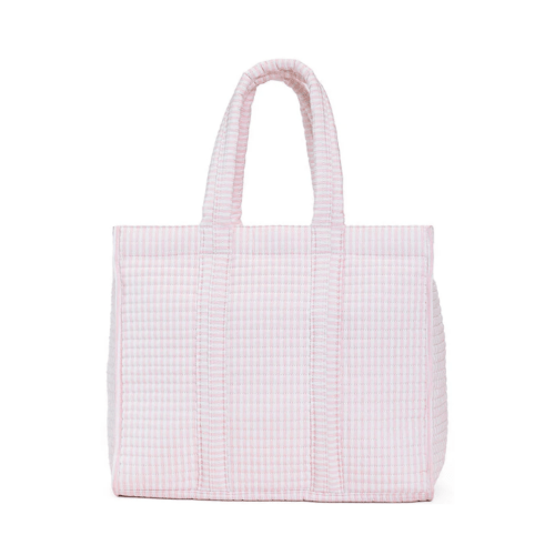 TRVL Quilted Go Go Tote - Pimlico Stripe Pink