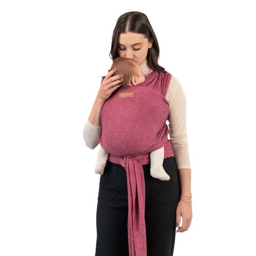 MOBY | Breathable & Cozy Waffle Knit Wrap - Desert Rose – Moby Wrap