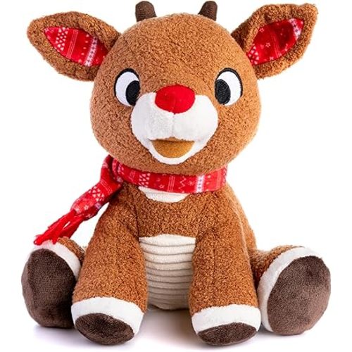 KIDS PREFERRED Rudolph the Red - Nosed Reindeer - Stuffed Animal Plush Toy 8 inches