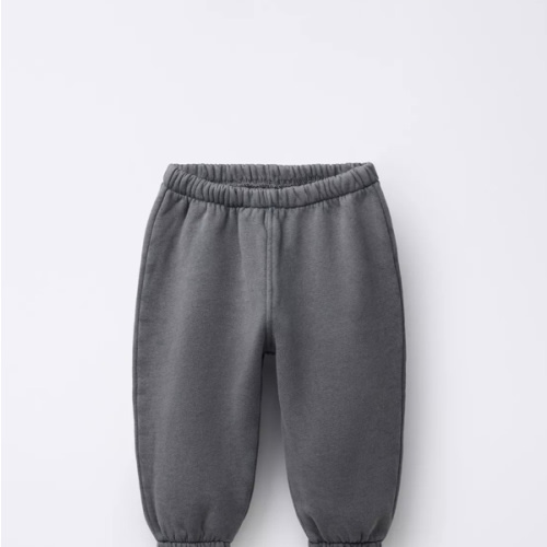 WASHED EFFECT JOGGER PANTS WITH LABEL - Anthracite grey | ZARA United States