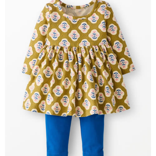 Baby Holiday Skater Dress & Leggings Set | Hanna Andersson