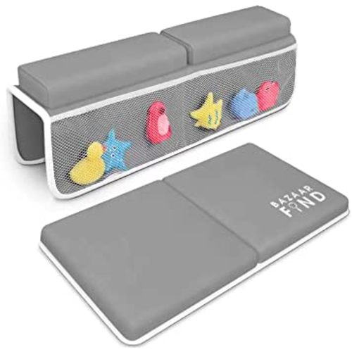 Baby Bath Kneeler And Elbow Rest Pad Set - Bath Kneeling Pad For Bathing Baby - Baby Bath Knee Pad Bathing Baby - Comfortable Bath Kneeling Mat Extra Thick, Soft - Baby Bath Elbow Rest - Bazaar Find