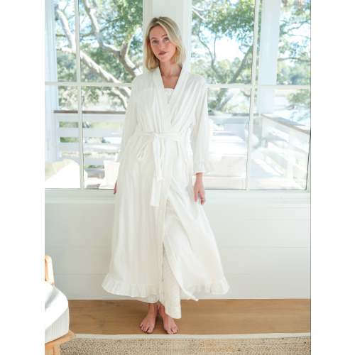 Nap Wrap - White Pointelle M/L