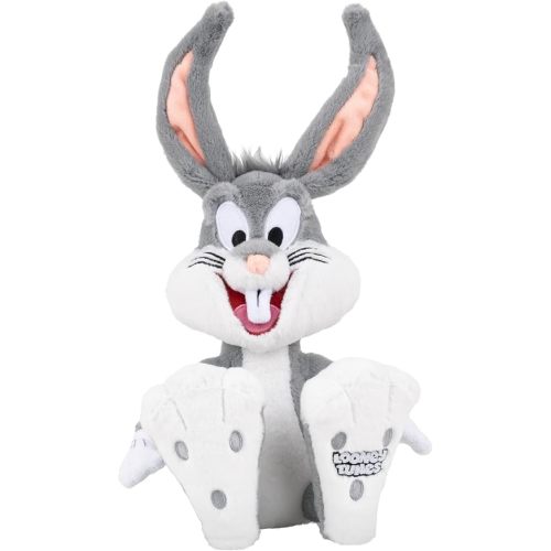 Jazwares Warner Bros. Discovery Looney Tunes, 8-Inch Bugs Bunny Plush - Super-Soft and Huggable Plush Toy - Official Licensed Plush - for All Ages