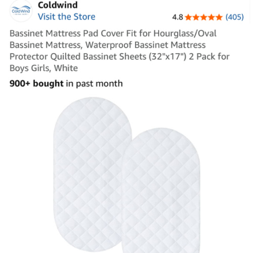 Bassinet mattress protector