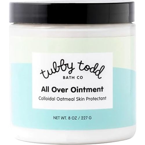TUBBY TODD All Over Ointment - Baby Eczema Cream, Everyday Multi-Purpose Sensitive, Dry, Irritation Baby Skin Relief Cream, Steroid & Gluten Free, Fragrance Free - 1 Pack, 8 Oz