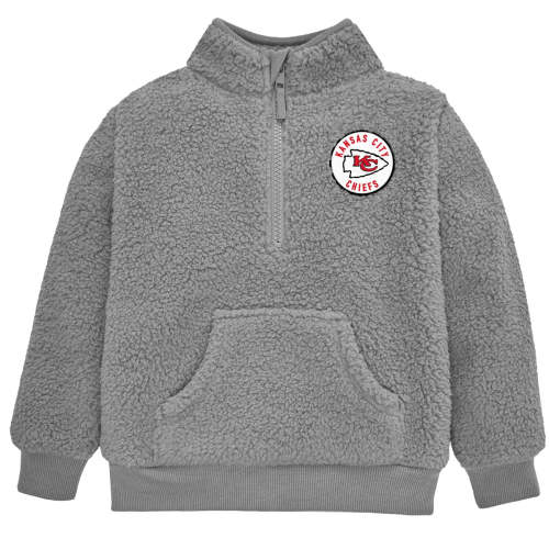 Infant & Toddler Kansas City Chiefs 1/4 Zip Sherpa Top – Gerber Childrenswear