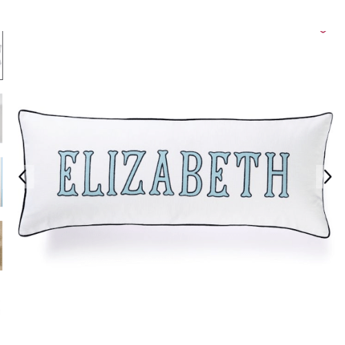 Bespoke Embroidered Pillow | Mark and Graham