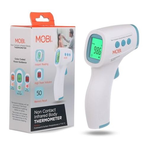 MOBI No Touch Forehead Thermometer for Baby, Kids & Adults