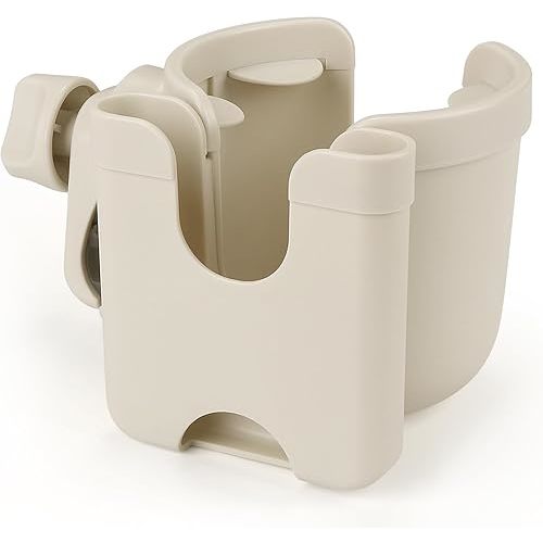 Accmor Stroller Cup Holder with Phone Holder, Bike Cup Holder, Universal Cup Holder for Uppababy Nuna Doona Strollers, 2-in-1 Cup Holder for Walker, Wheelchair, Scooter