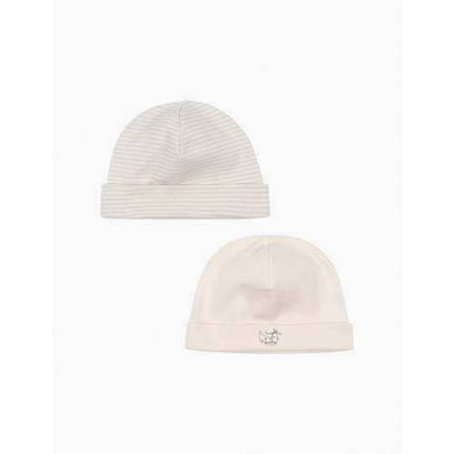 Fio Stripe 2 Pack Beanie in Blue Mix