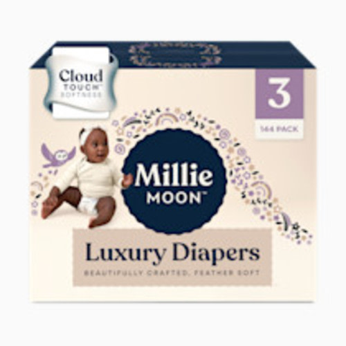 Millie Moon Luxury Diapers - Size 3, 144 Count