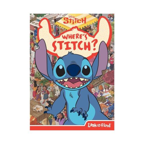 Disney: Where's Stitch? Look and Find - by Pi Kids (Hardcover)
