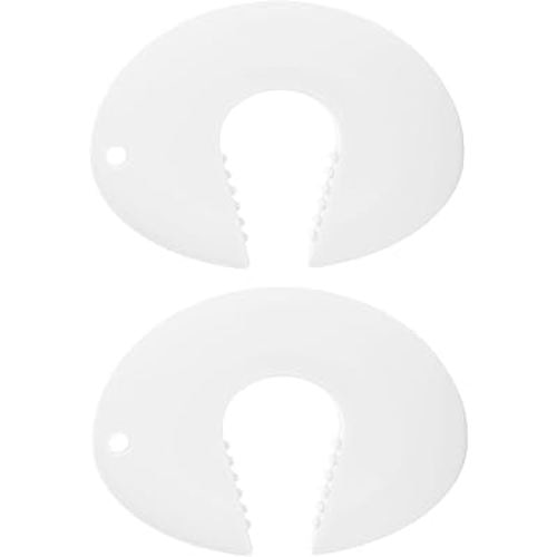 Silicone Finger Pinch Guard Prevent Door from Closing Door Pinch Guard Baby Proofing Door Slam Stopper for 0.98in-2.36in Thick Door (2 Packs-White)