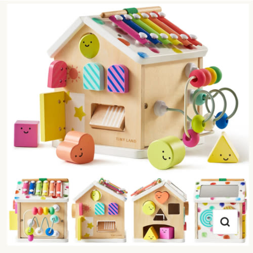 Tiny Land® Cottage Activity Cube - Rainbow