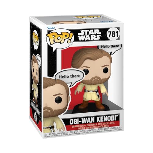 Funko Pop Star Wars: Sayings - OBI-Wan Kenobi - Collectable Vinyl Figure - Gift Idea - Official Merchandise - Toys for Kids & Adults - Sci-Fi Fans - Model Figure for Collectors and Display