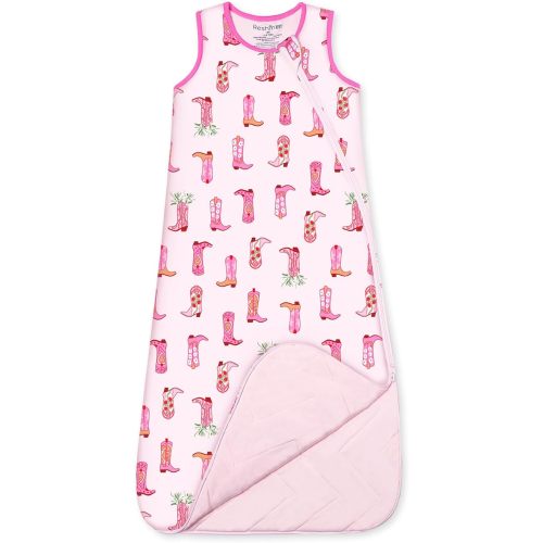 Rayon Made from Bamboo Viscose Sleep Sack 0-36 Months 1.0 Tog for Toddler and Baby sleepers 2-Way Zipper Newborn Sleep Sacks