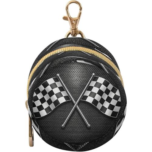 STAYTOP Checkered Racing Flags Pacifier Holder Case Portable Travel Pacifier Storage Case with Clip Baby Pacifier Pouch for Diaper Bag, Stroller & Travel Bag