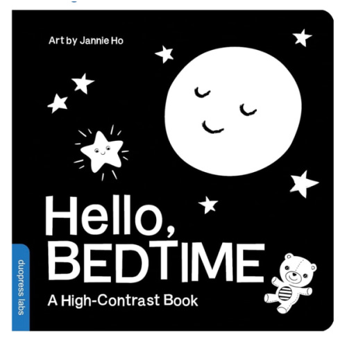 Hello, Bedtime: A High-Contrast Board Book for Babies, Perfect for a Shower Gift (High-Contrast Books, 7)
