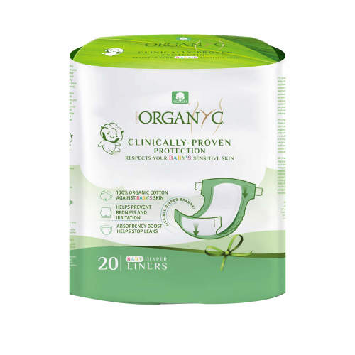 Organic Cotton Baby Diaper Liners