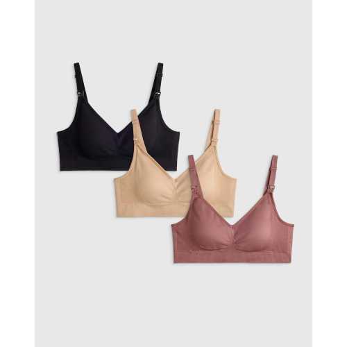Seamless Nursing Bra 3 Pack