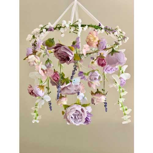 Lavendar Lullabies Crib Mobile