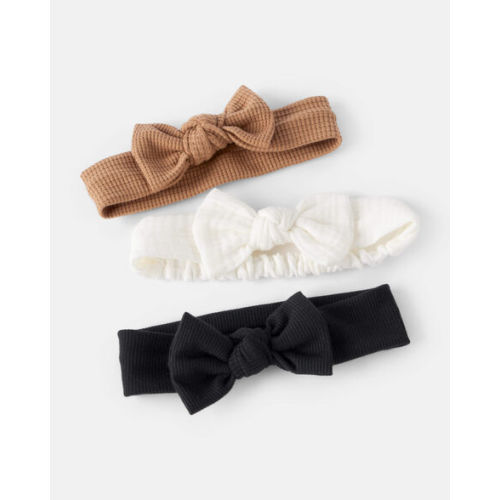 Baby Girl 3-Pack Bow Headwraps - Carter's | Carter's