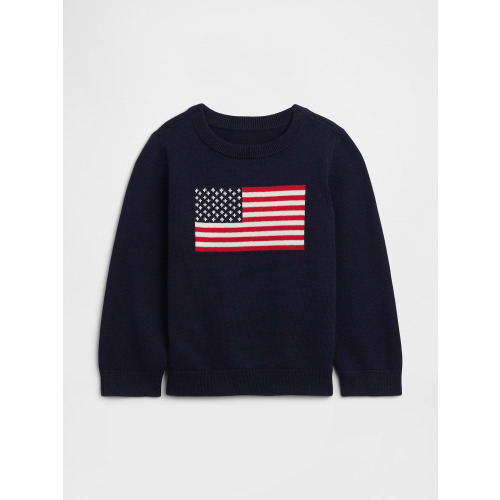 6-12M, BABY GAP Americana Crewneck Sweater