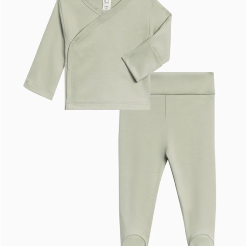 Riley 2 Piece Kimono Wrap Top and Pant Set