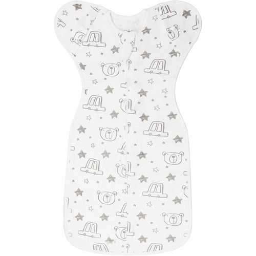 ANYEDDE Baby Transition Swaddle Sleep Sacks - Arms Up Swaddles - Baby Swaddle Blankets Wrap for Boys Girls, Newborn Sack for Improves Sleep (3-6 Month)