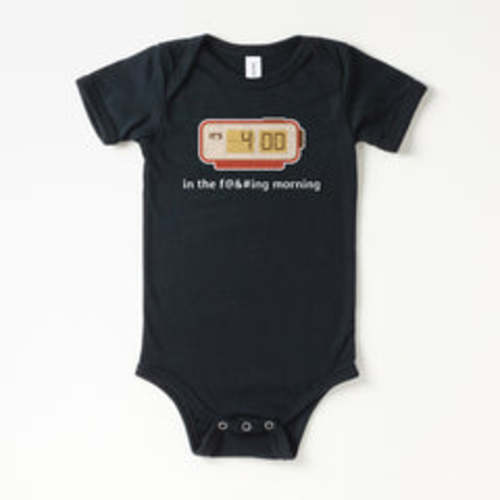 4:00 in the Morning Onesie | All The Small Tees