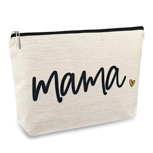 ancpeany Birthday Gifts for Mom from Daughter, Best New Mom Gifts for Women Expecting Mom Essentials Mama Bag, Mothers Day Gifts for Mom To Be, Mommy Makeup Bag for Hospital, Cosmetic Travel Pouch