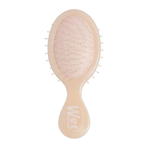 Wet Brush Mini Detangler Hair Brush, Cream Iridescence Icon