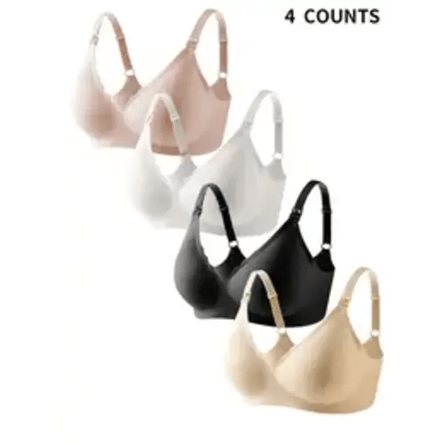 Maternity's Solid Adjustable Strap Bra, Casual Comfortable Breathable Bra for All Seasons, Maternity Lingerie for Daily Wear - TikTok Shop