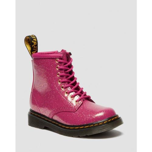 TODDLER 1460 GLITTER PATENT LEATHER BOOTS in Fuchsia | Dr. Martens