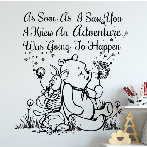 Decal House Quote Winnie the Pooh Wall Decal & Reviews | Wayfair