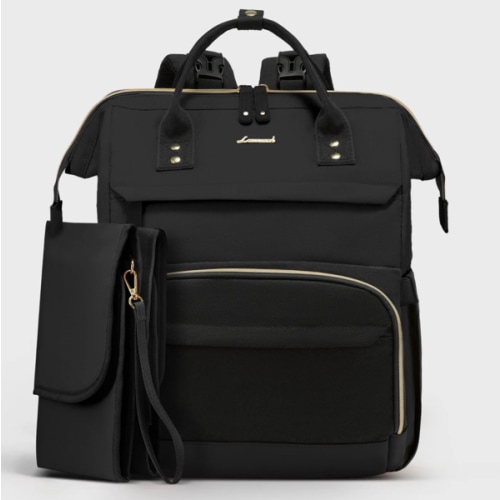 LOVEVOOK Lantana Diaper Bag - Black