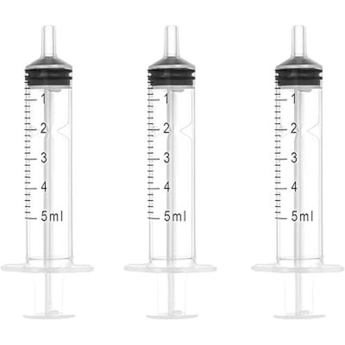 5ml Oral Syringe, 5cc Syringe Without Needle, 5 Ml Syringe Without Needle, （30Pack ）Sterile Syringes for Colostrum Scientific Labs, Individually Wrapp
