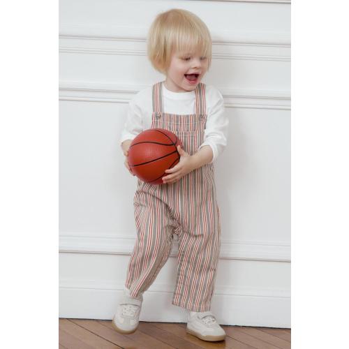 STRIPED TWILL OVERALLS - Brown / Ecru | ZARA United States