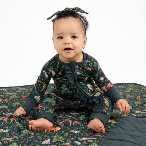 Wood You Be My Friend Ruffle Romper
