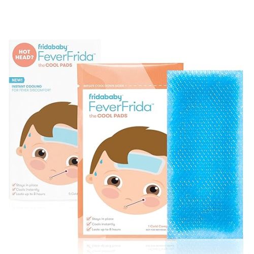 Frida Baby Cool Pads, Fever Patch for Kids, Fever Reducer, Discomfort & Headache Relief, 5 Count